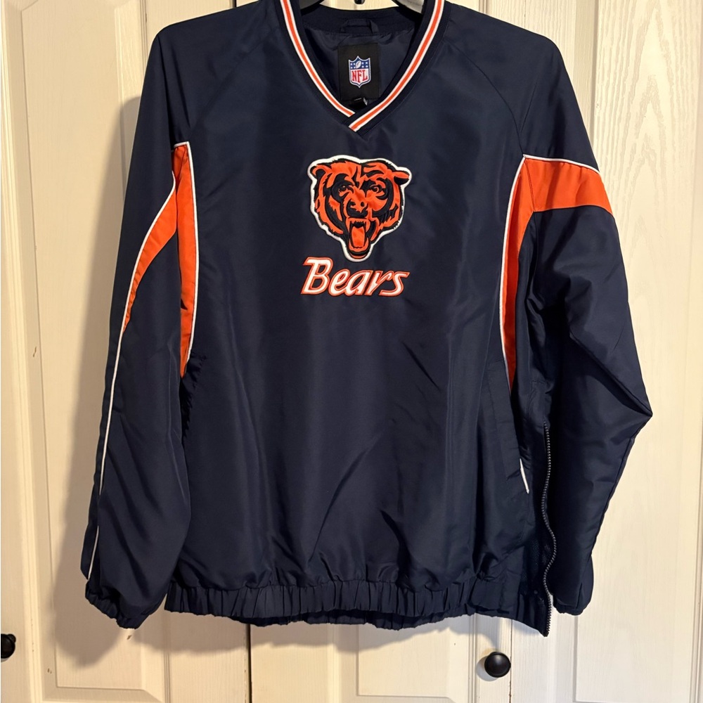 NFL Navy and Orange Pullover Jacket